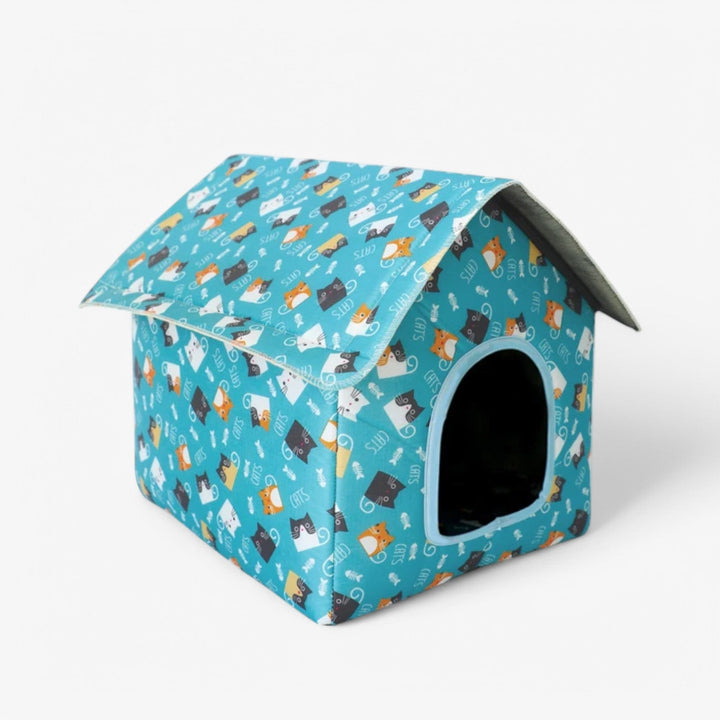 Weatherproof Animal House "CozyNest" for Cats and Small Dogs | Kalsten