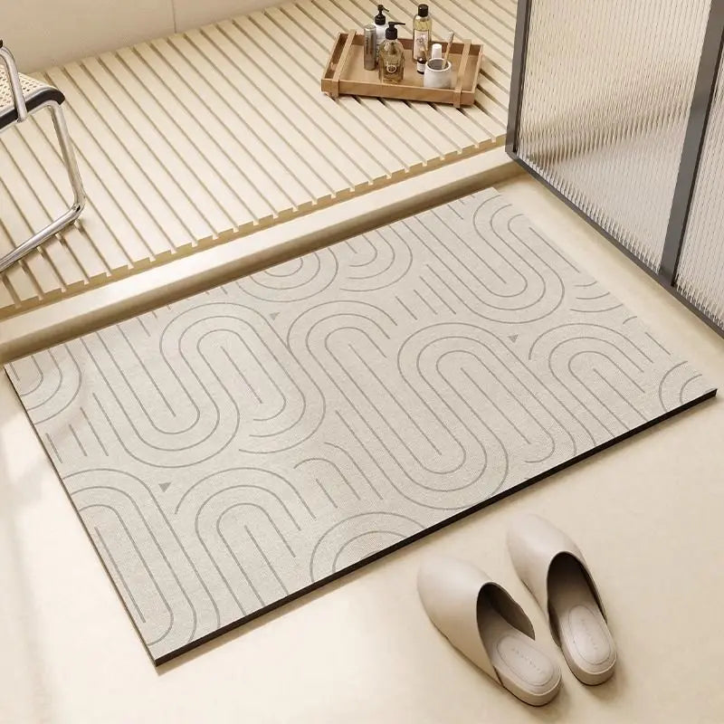 Kalsten | Non-slip Diatomite Bath Mat Kitchen Mat Door Mat Shower Mat