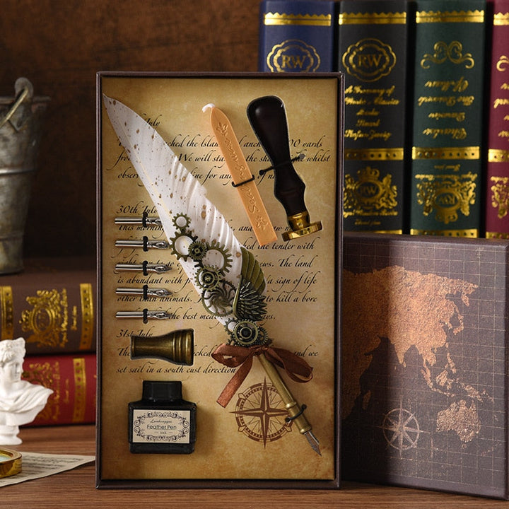 Kalsten | Phoenix Feather Mechanic Calligraphy Pen Set