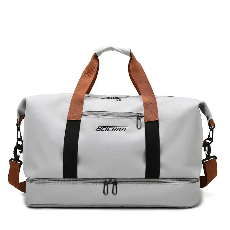Kalsten | VOLARIS Fitness Travel Bag | Large Capacity | Dry-Wet Separation | Hand & Shoulder Bag for Women