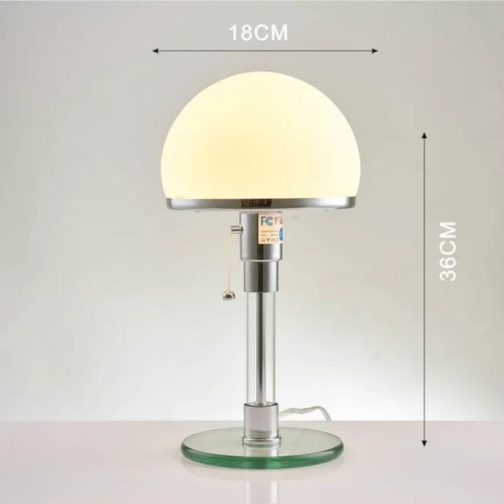 Modern Minimalistic Glass LED Table Lamp for Home Decoration | Kalsten
