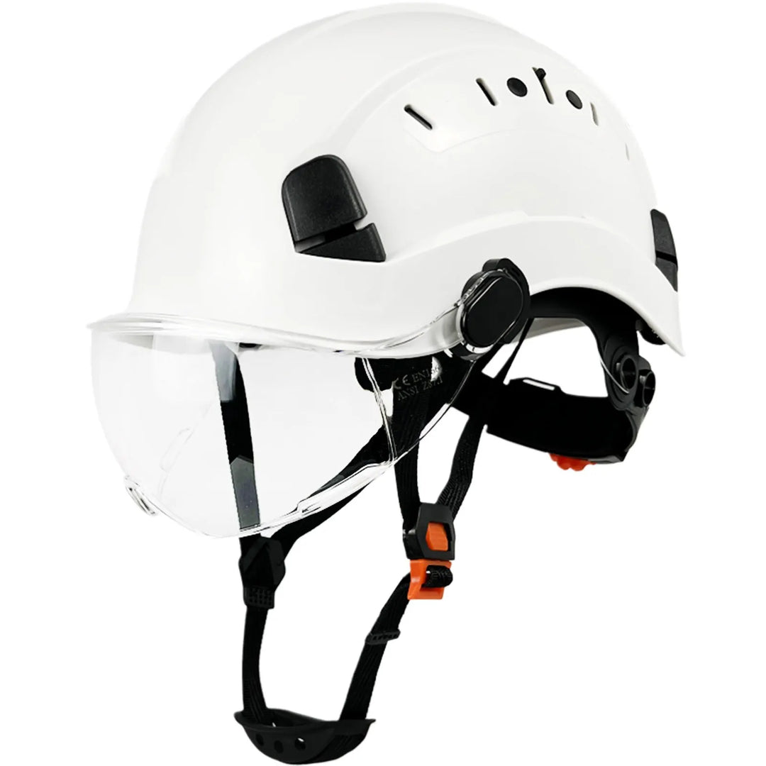 Kalsten | CE ABS Safety Helmet with Goggles & Visor – SafeGuard
