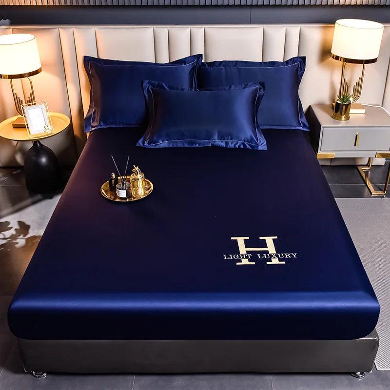 Kalsten | Solid Color Silk Bed Sheet