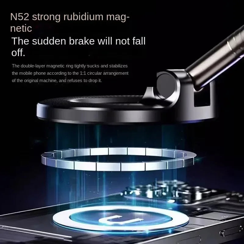 Magnetic Phone Holder | With Vacuum Suction Cup | 360° Adjustable | Kalsten