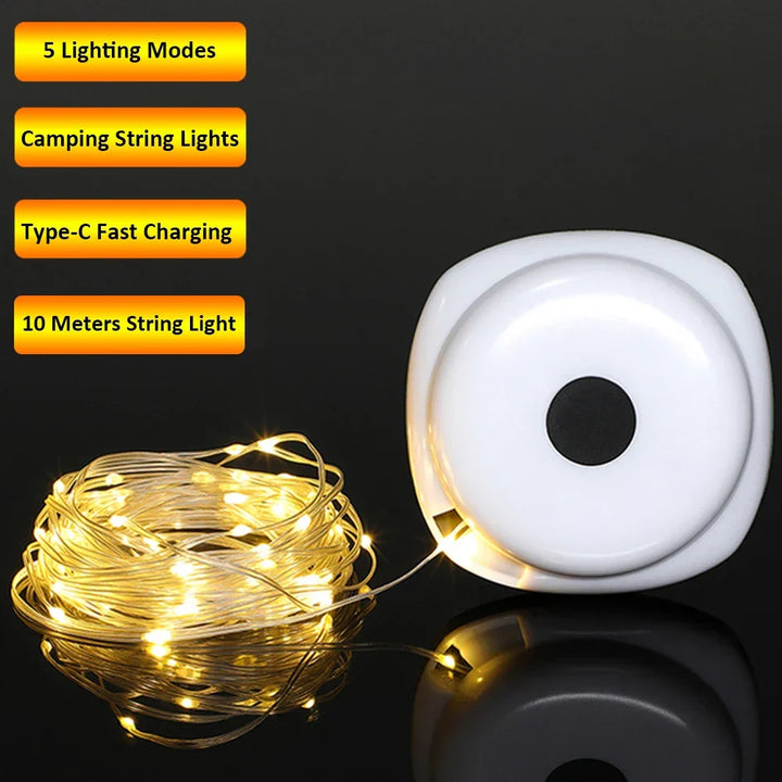 Star String USB Rechargeable Camp String Lights | Kalsten
