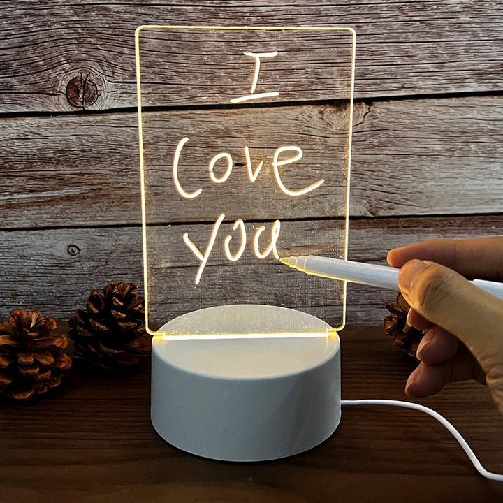Creative Note Board Led Table Lamp | Kalsten