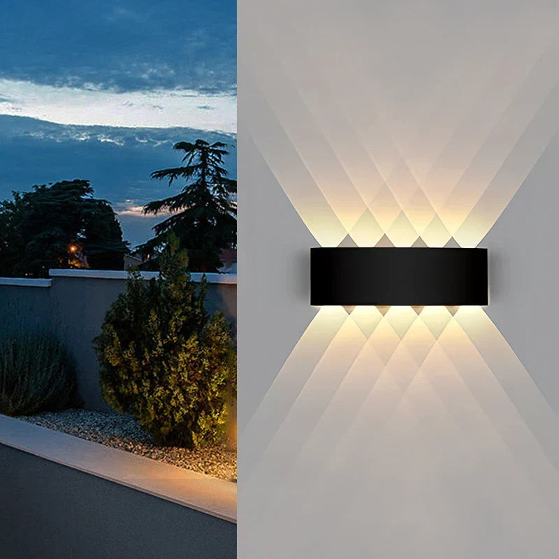 Modern LED Outdoor Wall Light – Waterproof Porch and Balcony Wall Lamp for Home Garden, IP55 Rated | Kalsten