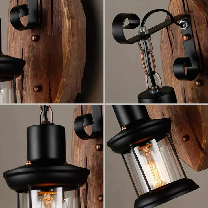 Retro Lantern Lamp Industrial Lantern Wall Light | Kalsten