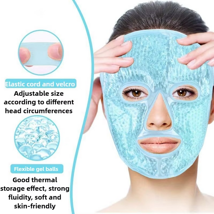 Kalsten | Cold and Hot Therapy Full Face Gel Bead Mask with Eye Compress