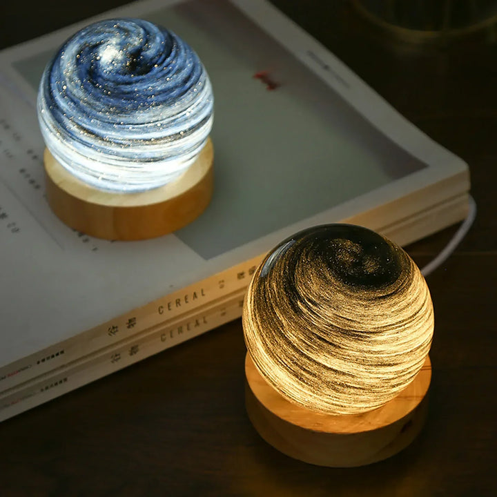3D Crystal Planets Atmosphere Night Lamp | Kalsten