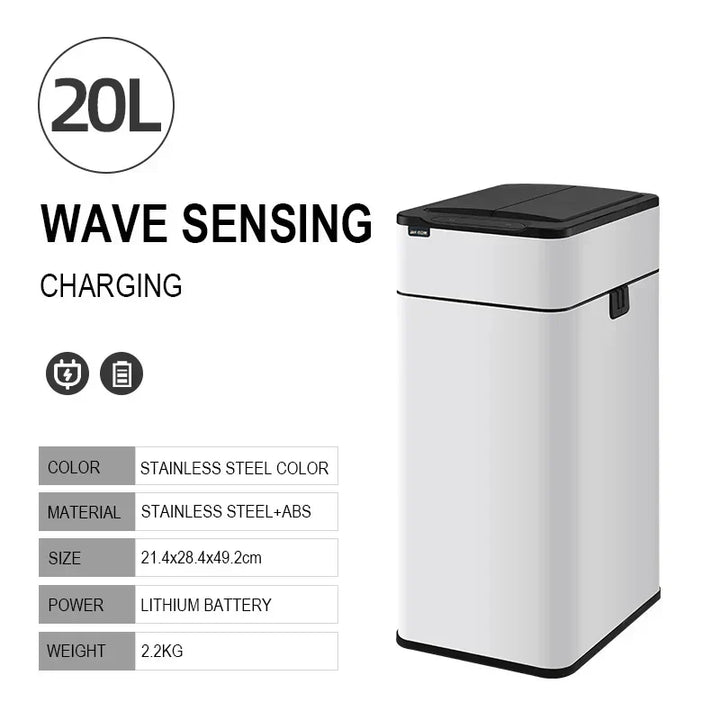 Kalsten | Smart Stainless Steel Automatic Sensor Trash Bin