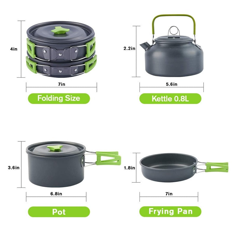 Camping Travel Cookware Kit | Kalsten