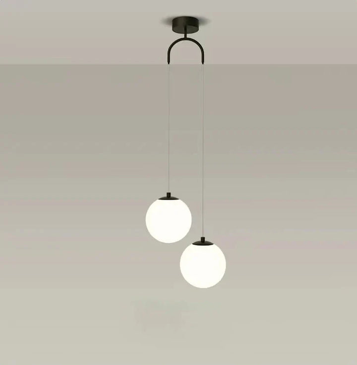 Modern Glass LED Pendant Light – Nordic Style Hanging Lamp for Living Room, Bedroom, Restaurant, and Bar, 220V AC, Indoor Lighting Fixture | Kalsten