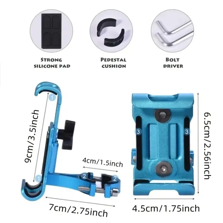 Motorcycle phone holder | Optional 360° rotatable | Kalsten