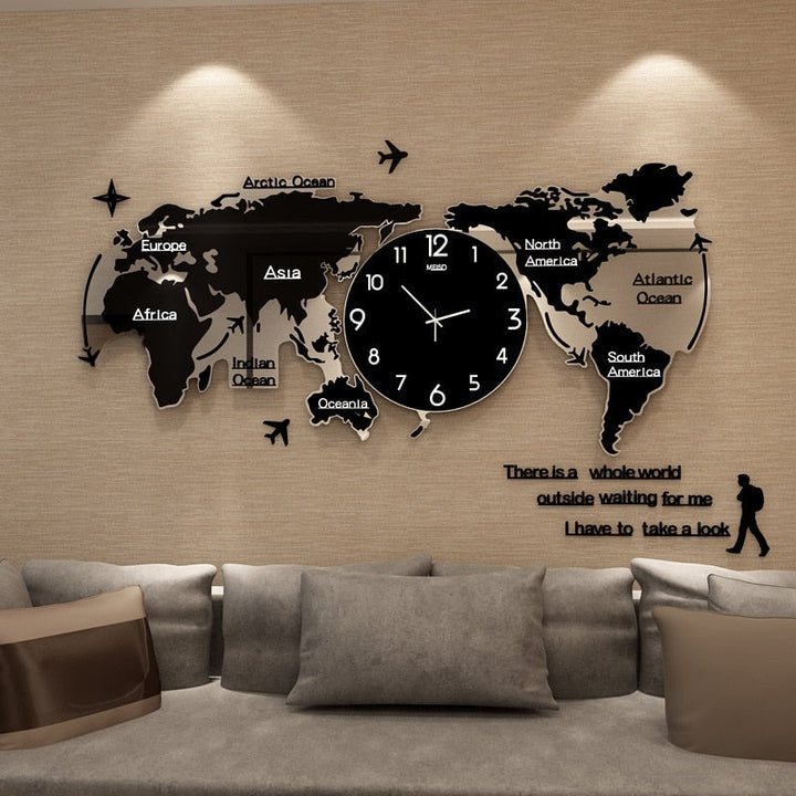 Kalsten | Artsy Time Unique Acrylic 3D DIY Wall Clock