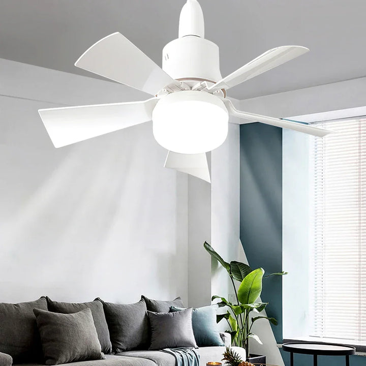 30W E27 Ceiling Fan Light with Remote - LED Dimming Function, Intelligent Silent Fan for Bedroom & Living Room | Kalsten