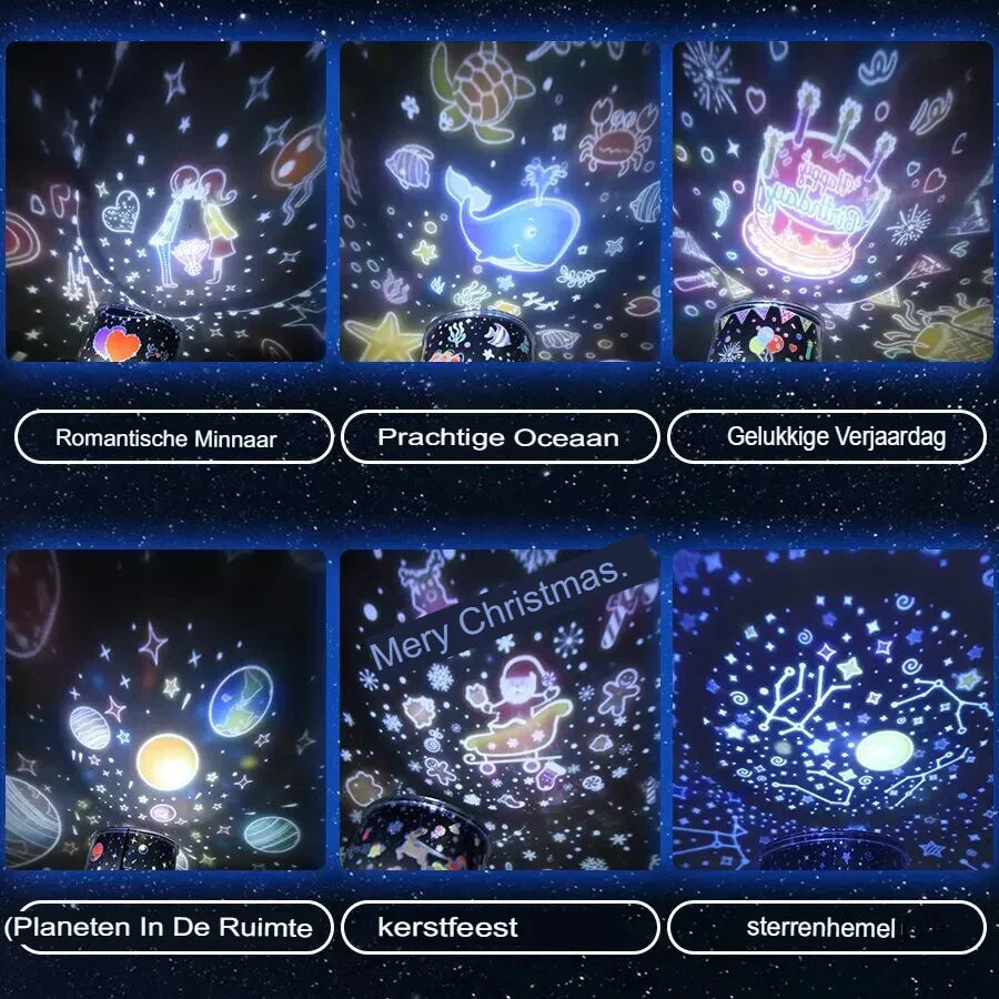 StarryDream - Starry Sky Projector Lamp for Children - Magical Night Light Kalsten