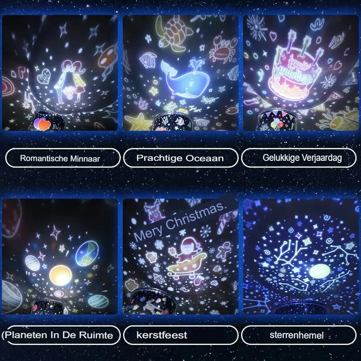 StarryDream - Starry Sky Projector Lamp for Children - Magical Night Light Kalsten