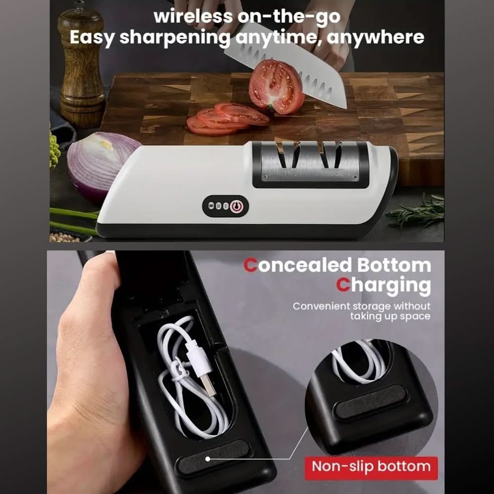 BowLift | Rechargeable 2-Stage Knife Sharpener