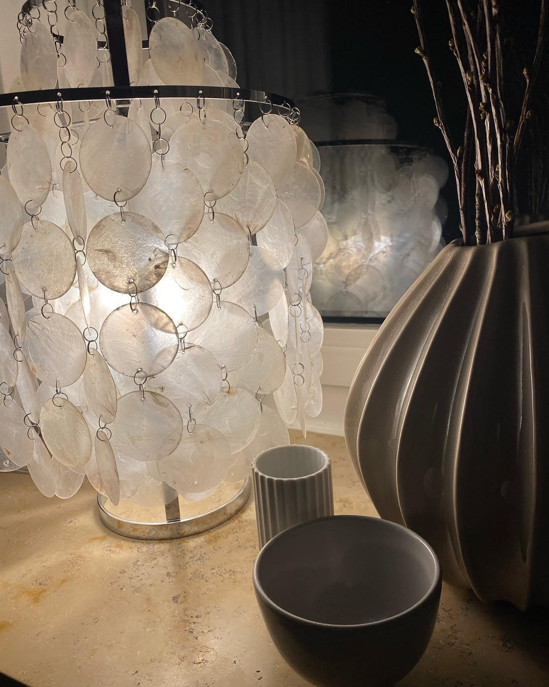 Shell Table Lamp 11.8' | Kalsten