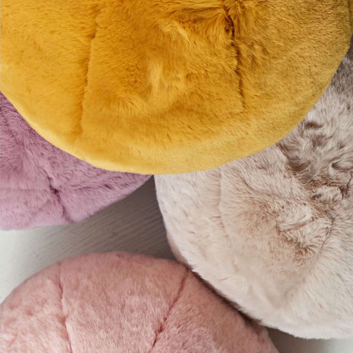 Short Fur Ball Pillow | Skanto