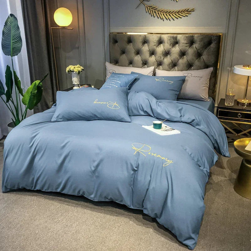 Luxury Duvet Cover with Elegant Embroidery – Soft, Breathable and High Quality | Kalsten