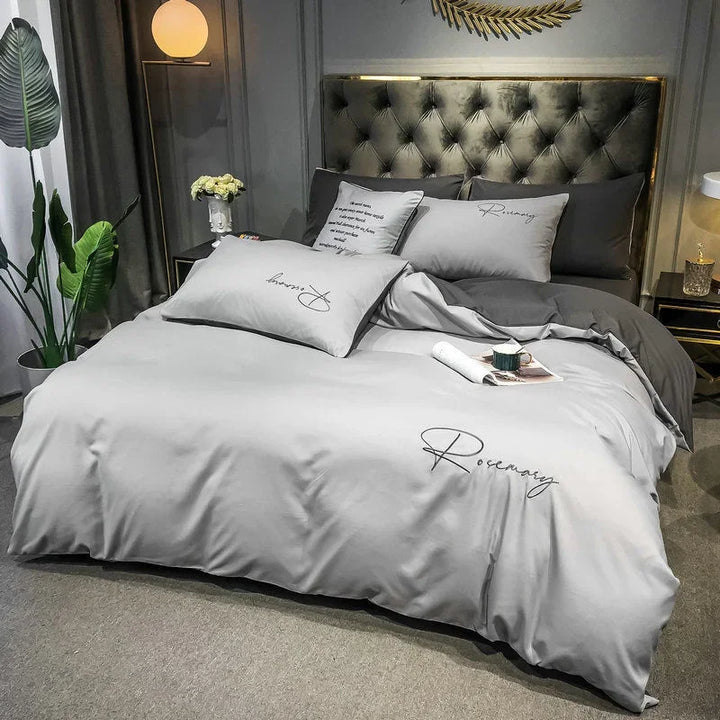 Luxury Duvet Cover with Elegant Embroidery – Soft, Breathable and High Quality | Kalsten