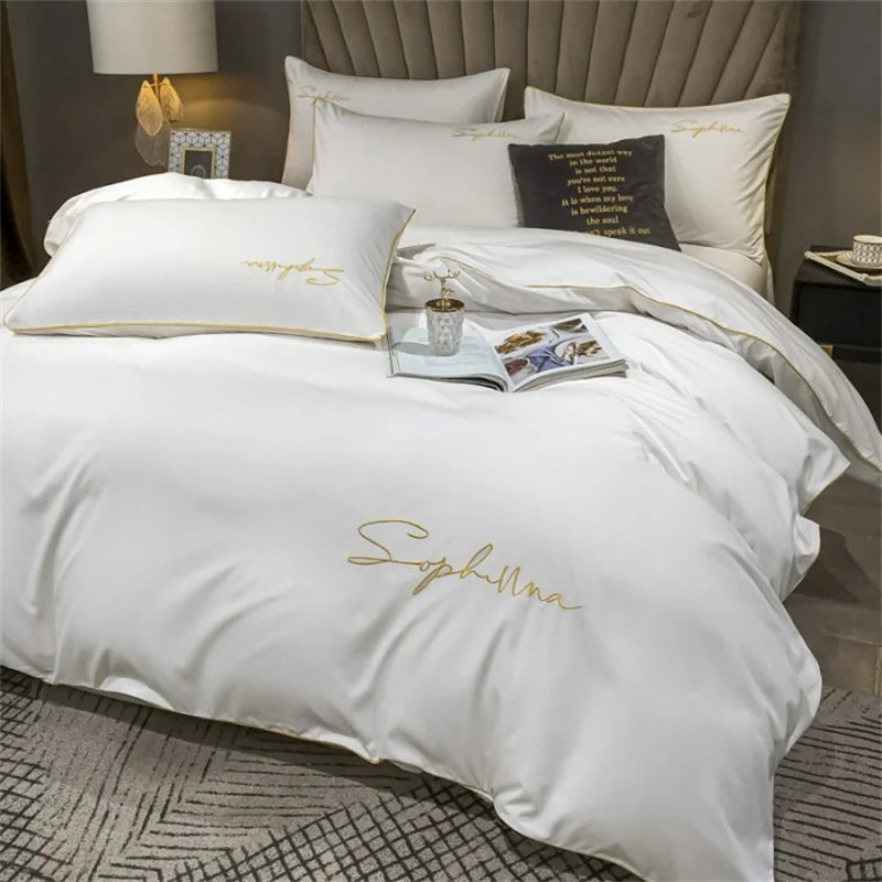 Luxury Duvet Cover with Elegant Embroidery – Soft, Breathable and High Quality | Kalsten