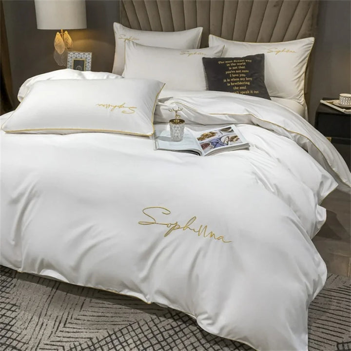 Luxury Duvet Cover with Elegant Embroidery – Soft, Breathable and High Quality | Kalsten