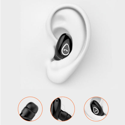 Wireless Bluetooth earbud, mini headphone, invisible, single ear