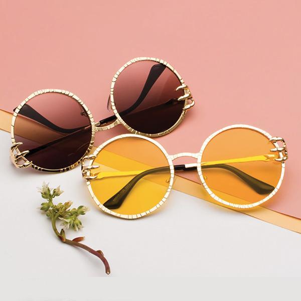 Skull Claw Round Sunglasses | Kalsten