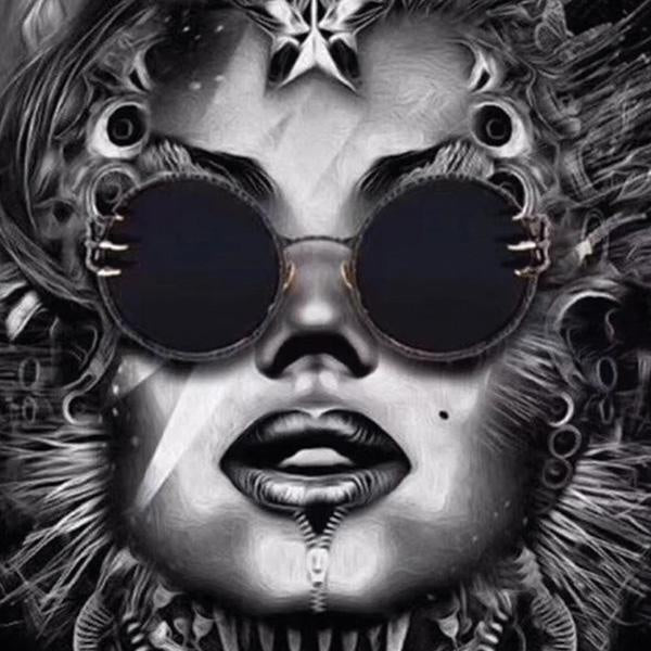 Skull Claw Round Sunglasses | Kalsten