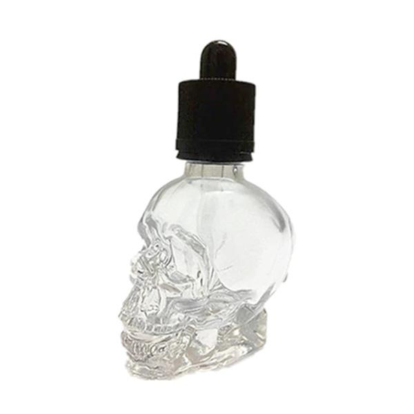 Skull Glass Dropper Bottle | Kalsten