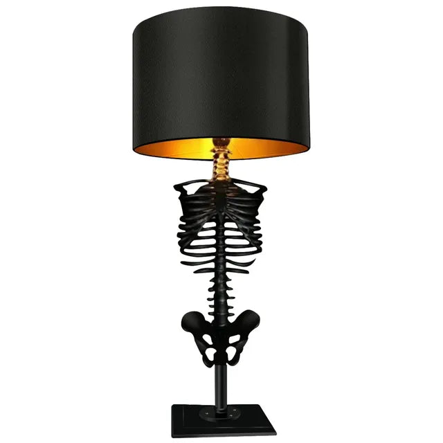 Gothic Skeleton Table Lamp – Handmade and Mysterious Design Kalsten