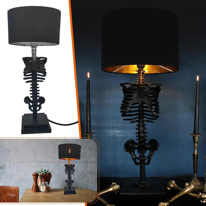 BowLift | Handcrafted Gothic Skeleton Table Lamp