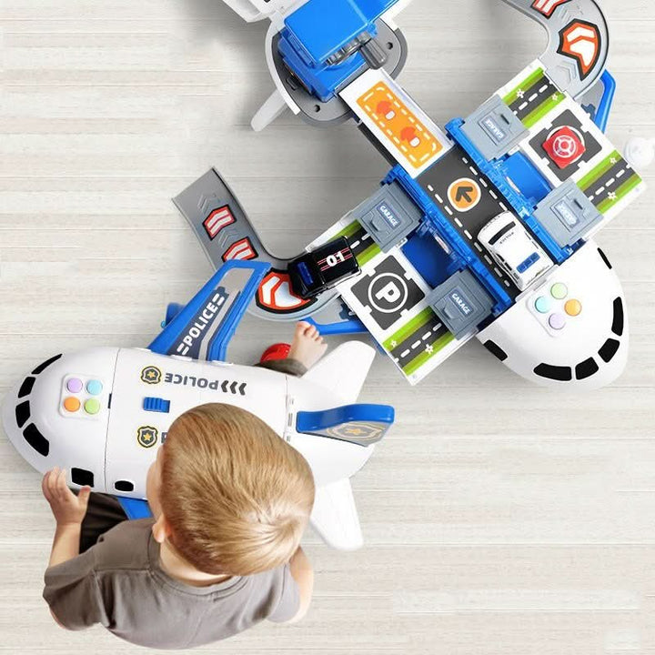 Kalsten | SkyQuest Adventure AirPlay Set – Educational Airplane and Vehicle Toy for Children
