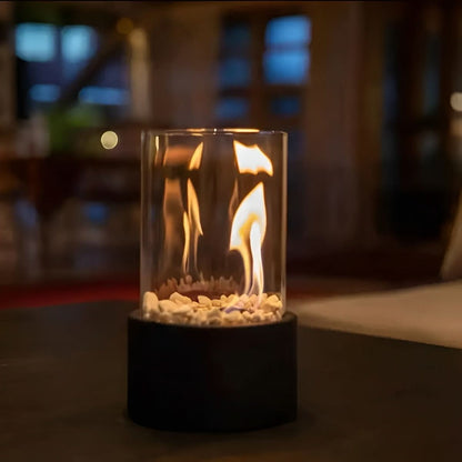 BowLift | Table fireplace without smoke for stylish indoor & outdoor use