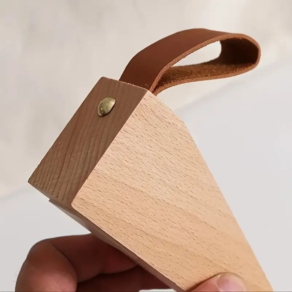 Skanto | Elegant Wood Door Stopper