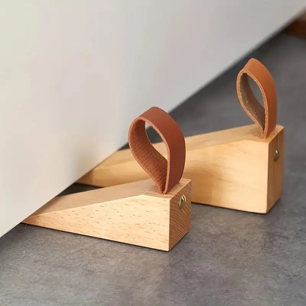 Skanto | Elegant Wood Door Stopper