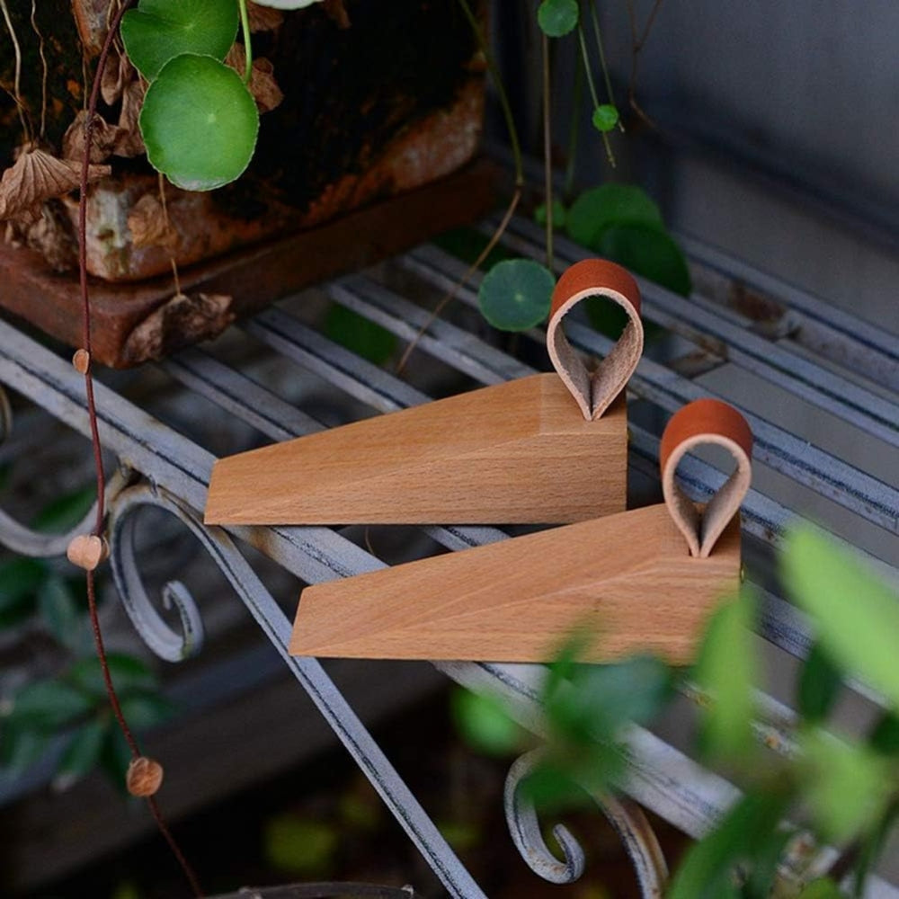 Skanto | Elegant Wood Door Stopper