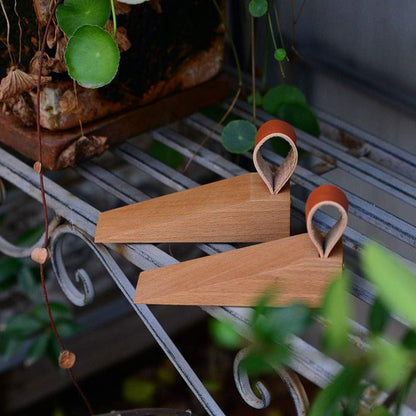 Skanto | Elegant Wood Door Stopper