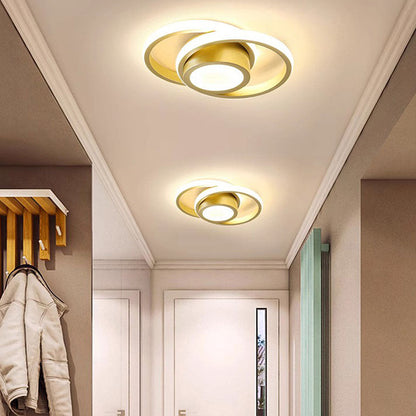 Double Ring LED Flush Mount Ceiling Light