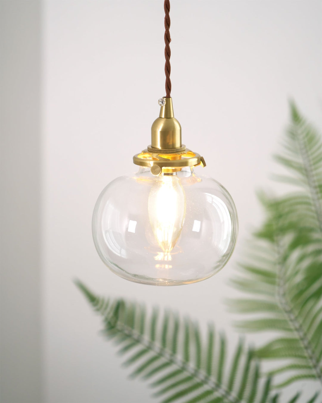 Small Retro Handmade Glass Pendant Light 5.1' | Kalsten