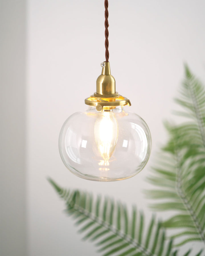 Small Retro Handmade Glass Pendant Light 5.1' | Kalsten