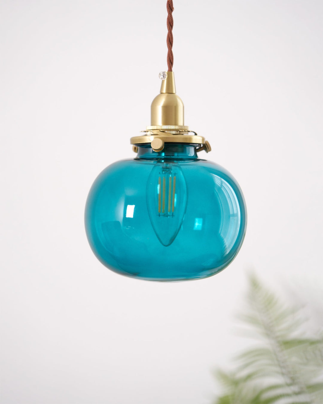 Small Retro Handmade Glass Pendant Light 5.1' | Kalsten