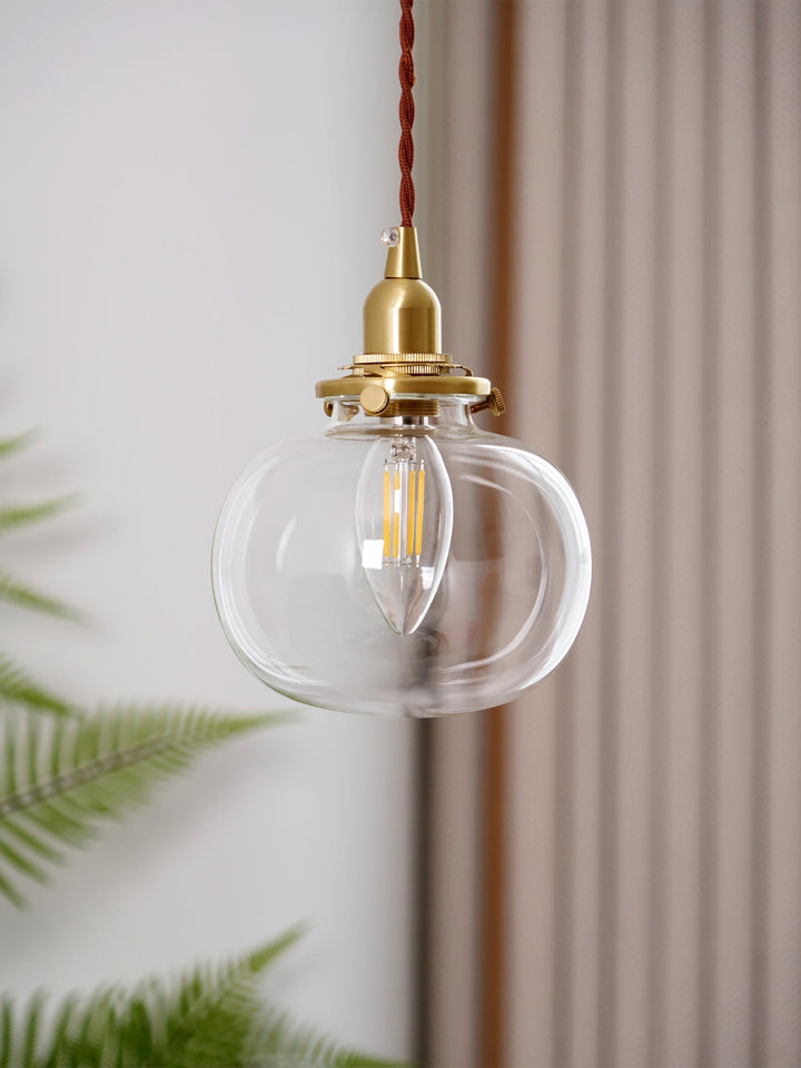 Small Retro Handmade Glass Pendant Light 5.1' | Kalsten
