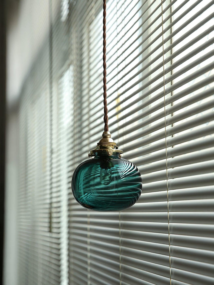 Small Retro Handmade Glass Pendant Light 5.1' | Kalsten