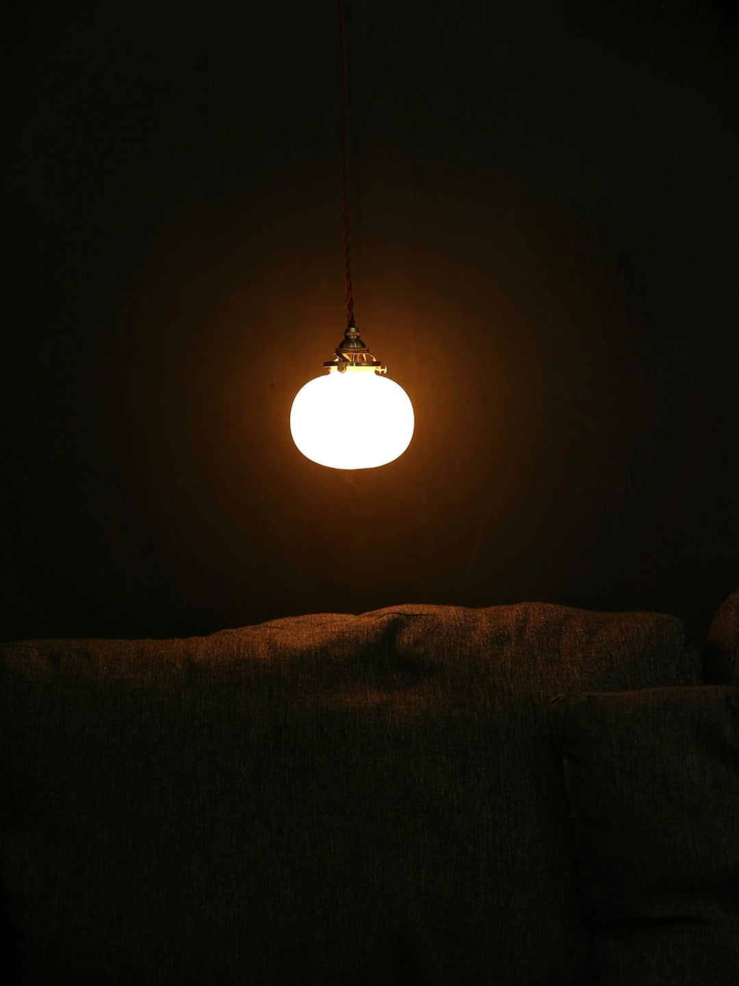 Small Retro Handmade Glass Pendant Light 5.1' | Kalsten