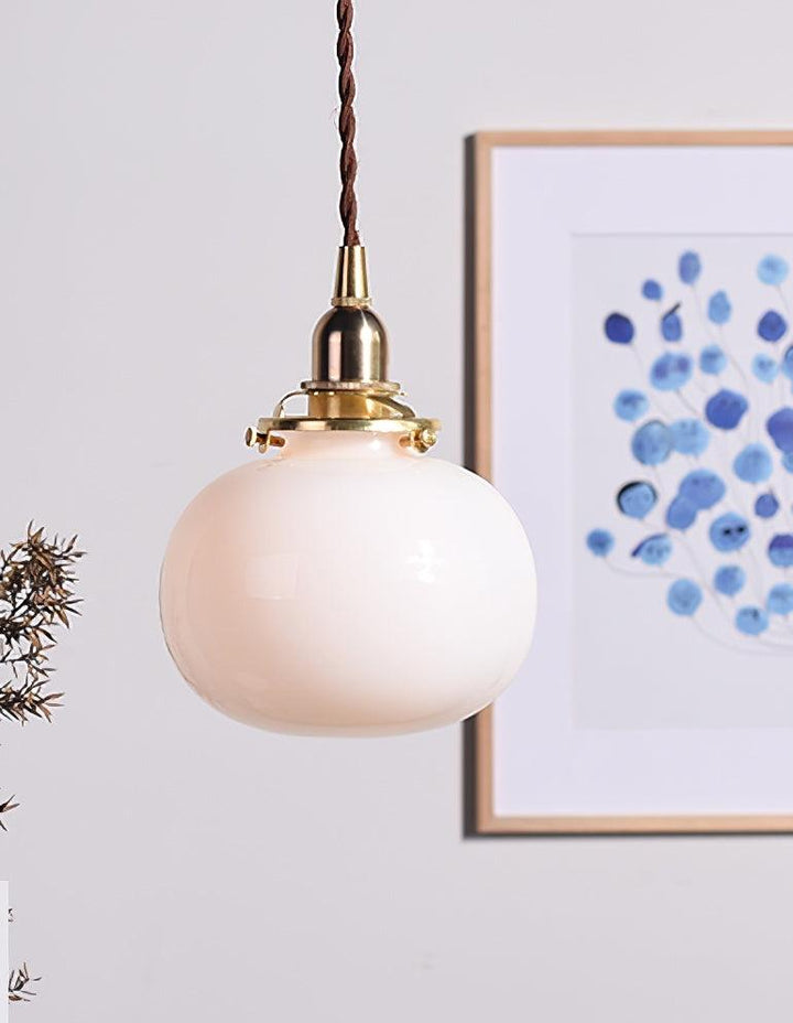 Small Retro Handmade Glass Pendant Light 5.1' | Kalsten