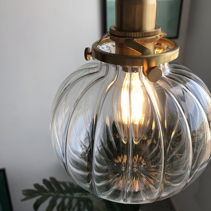 Small Retro Handmade Glass Pendant Light 5.1' | Kalsten
